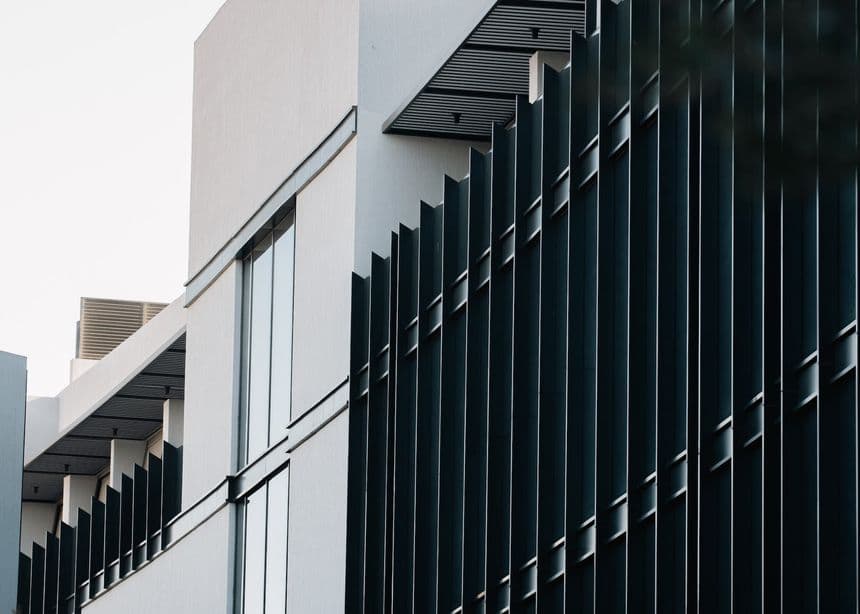 A modern residential facade